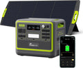 FOSSIBOT Powerstation 2400 W AC Ausgängen (4800 W Peak) F2400, 2048 Wh, 640000 mAh, 0–40 °C, 10–40 °C, 7 l, 1 W, Bluetooth, WLAN, APP-Steuerung