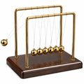 Newtonsches Pendel mit Goldkugeln Schreibtischdekoration