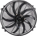 Generic Elektrolüfter Motorlüfter Universeller 12 Kühlerlüfter, 12 V, 120W, für Pkw-Motoren, Schwarz