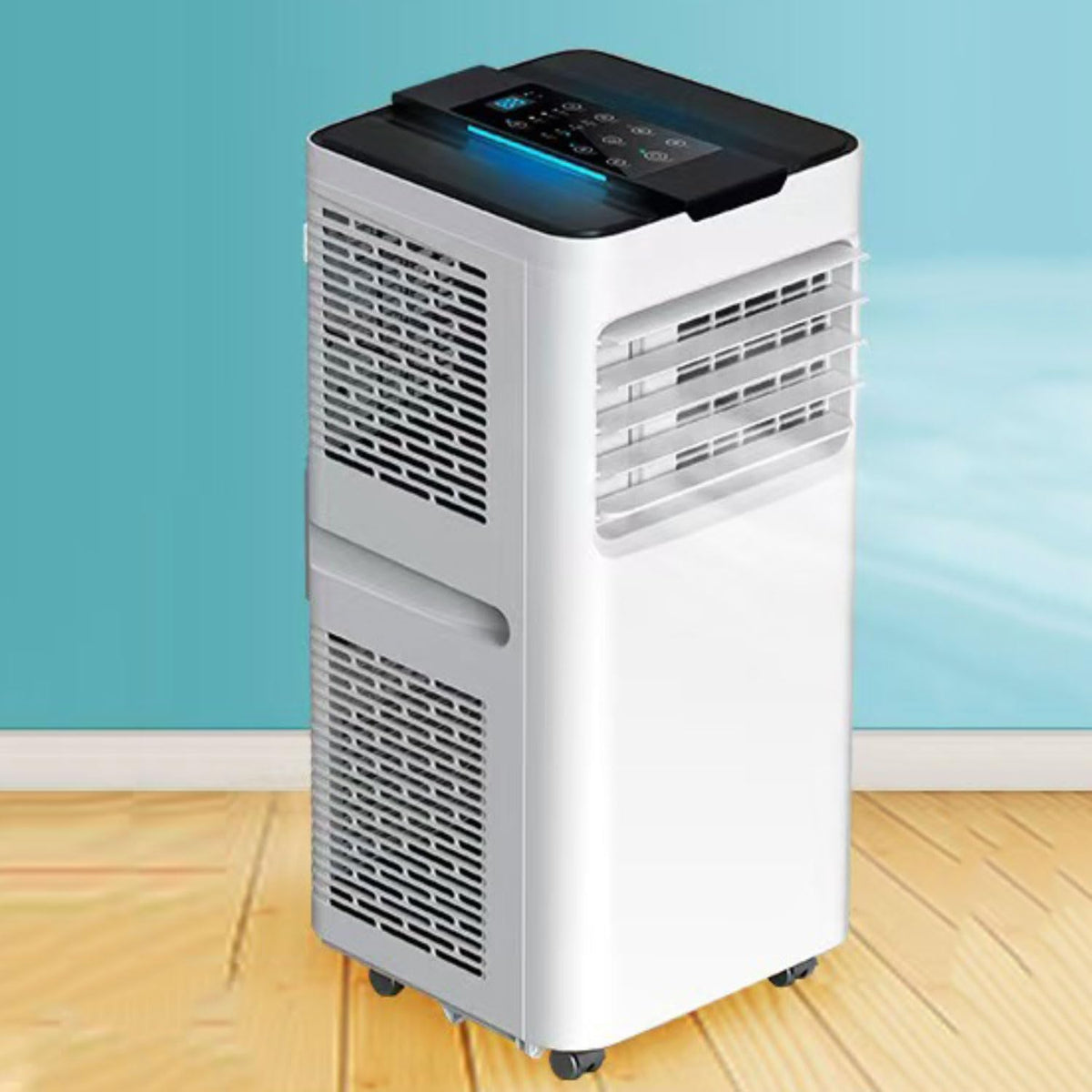 Generisch Tragbare Klimaanlage 350 m2 Mobile Klimaanlage, 24-Stunden-Timer, für 350 m2, 7000 BTU, 23 Liter, 23 L, Smart AC Einheit mit Fernbedienung