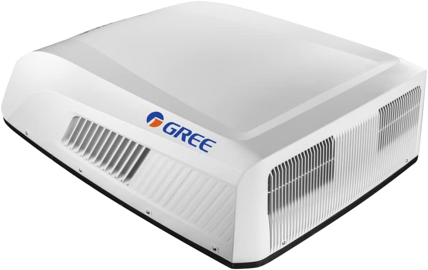 Gree Inverter-Klimaanlage Dachklimaanlage für Wohnmobil Wohnwagen 3600 w, Deckenleuchte, Heizung, 29,50 kg, 8m, 3.6 KW, 3.4 KW, 1100 W