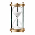 Sanduhr Gold Grünes Glas 60 Minuten