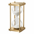 Elegante goldene Sanduhr mit Metallsockel, 60 Minuten
