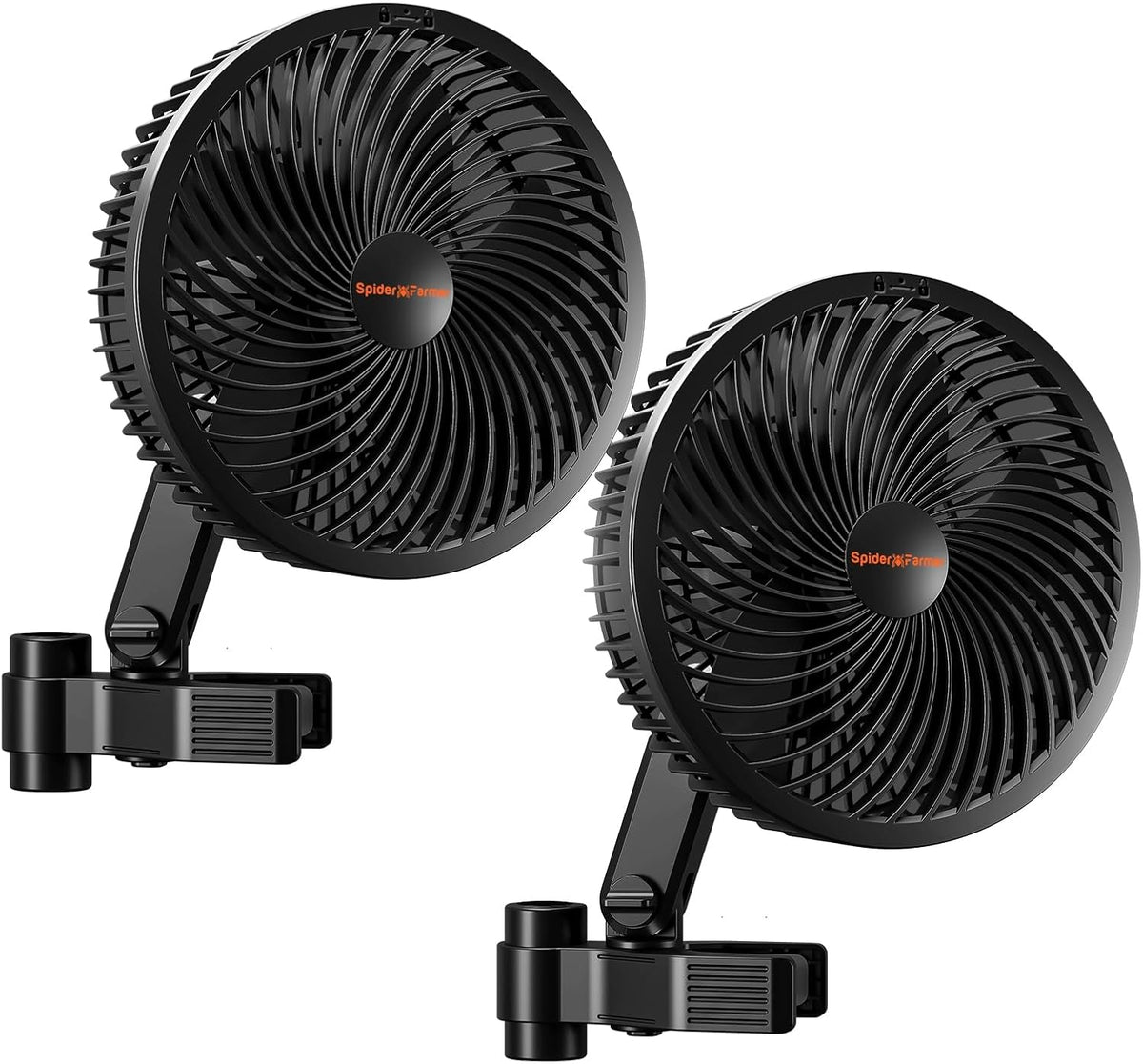 Spider Farmer Grow Ventilator mit Clip, Cool-Clip-Ventilator, Automatisch, Schlafzimmer, 16 mm, 22 mm, 35 dB