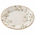 Runder Essteller mit Blumendekor, 27 cm