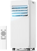 Zenolix 7000 BTU Mobile Klimaanlage, leise mit 24-Stunden-Timer, bis zu 25 m2(weiß), 19 l, Ventilator und Luftentfeuchter, Fernbedienung