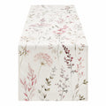 Tischläufer mit Blumendesign in Beige und Rosa