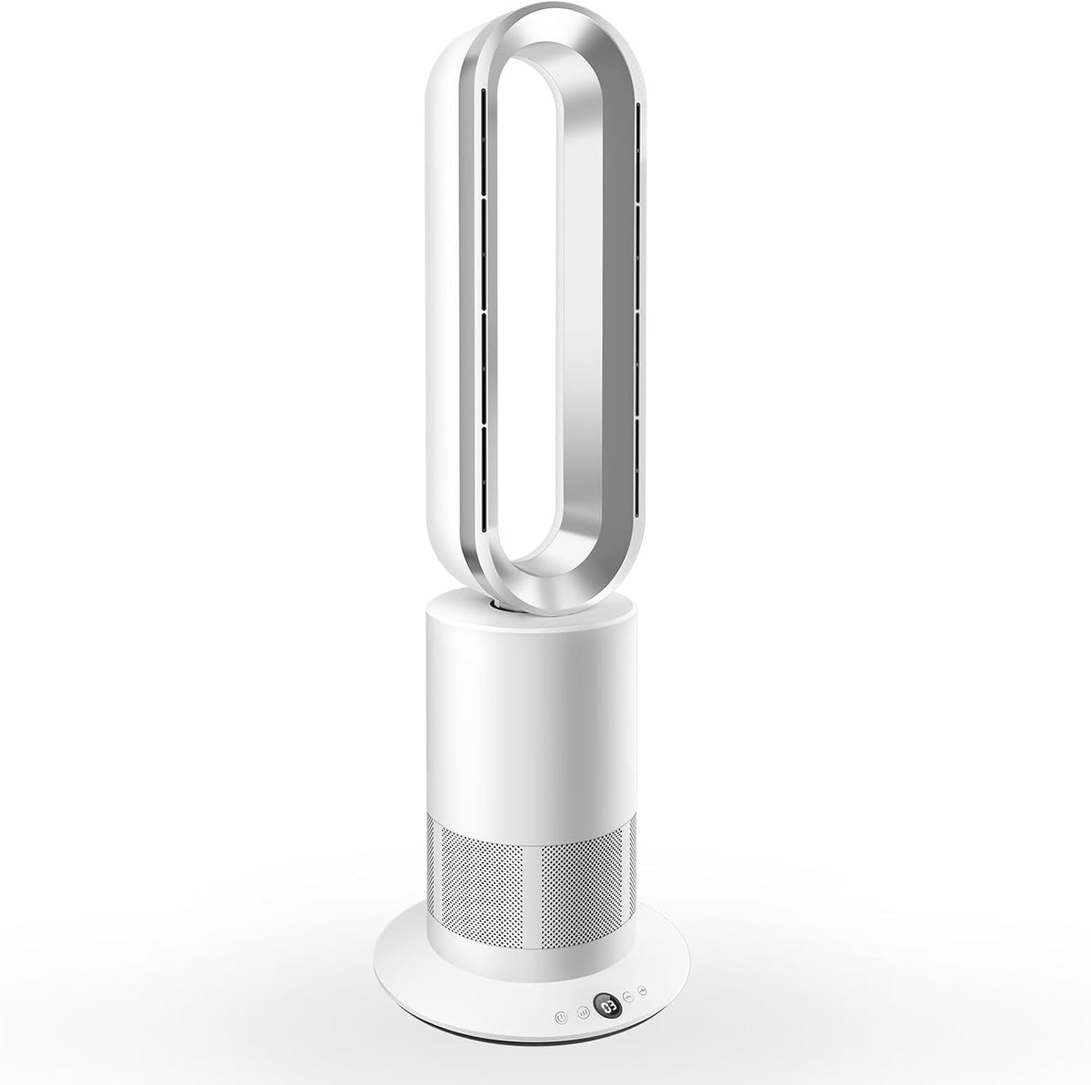 Eduzita TP09Plus 2-in-1 Turmventilator, 10 Kühl- & 3 Heizstufen, 51 dB, Fernbedienung & LED Touch-Bedienung, Timer, Display, Oszillation