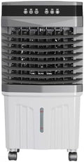 Generic Tragbarer Verdunstungskühler Mobile Klimaanlage, 3 Geschwindigkeiten leise Kühlung für Schlafzimmer Bürogarage, Schwarz/Weiß, Oszillation
