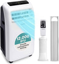 SereneLife Mobile Klimaanlage 3,5 kW 12000 BTU, Schlafzimmer, 1450 W, 51 dB, 230 V