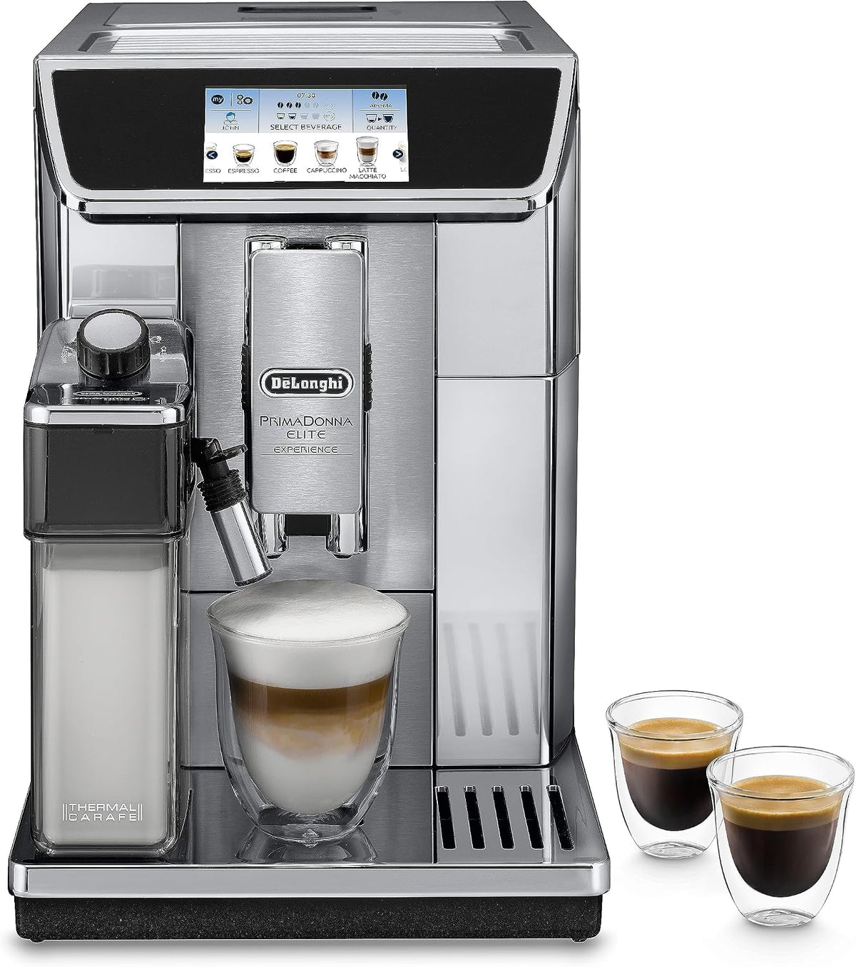 De'Longhi PrimaDonna Elite Experience ECAM 656.85.MS Kaffeevollautomat, Automatisch, Kaffeemaschine, 200 g