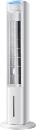 Generic Leiser Turm-Klimagerät Verdunstungskühlung Turmventilator, 12-Stunden-Timer und Aromafunktion. Tragbare Klimaanlage, Fernbedienung