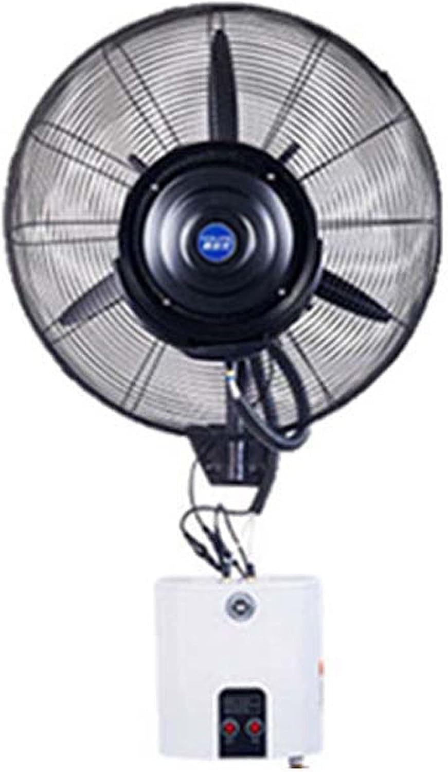 Generisch Kühler Nebelventilator Wandventilator, Garage und Scheune mit 3 Windmodi, Oszillierender Industrieventilator zur Wandmontage für Werkstatt