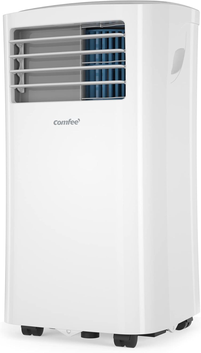 Comfee Mobiles Klimagerät MPPH-09CRN7,3-in-1 Klimaanlage mit Abluftschlauch, 6 kW, 17 °C, 35 °C, Dauerbetrieb