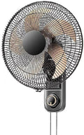 JKJZSALJ Wandventilator, 45 cm (18 Zoll) Wandventilator, weniger als 9 mm, Elektrischer Wandventilator, DREI Geschwindigkeitsstufen, D-Bi-Lüfter