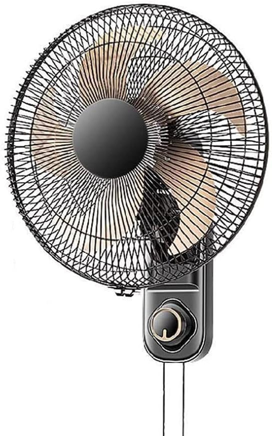 JKJZSALJ Wandventilator, 45 cm (18 Zoll) Wandventilator, weniger als 9 mm, Elektrischer Wandventilator, DREI Geschwindigkeitsstufen, D-Bi-Lüfter