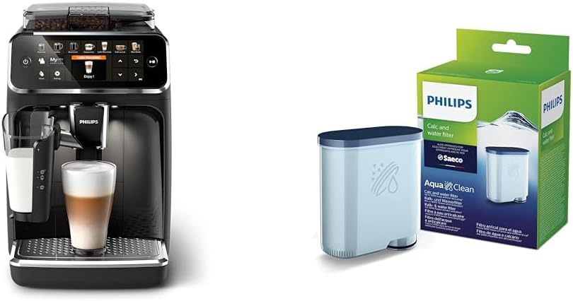 Philips Series 5400 Kaffeevollautomat, Kaffeemaschine, 8.8 cm, Kunststoff, Schwarz