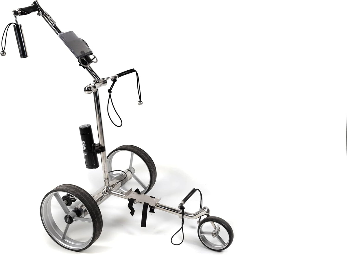 Golfted GT-FR Elektrischer Golf Trolley Elektrocarts, für 27–36 Löcher, 12 Zubehörteile, 12, 5 kg ohne Akku, 2 × 200 W, 36 L, Fernbedienung