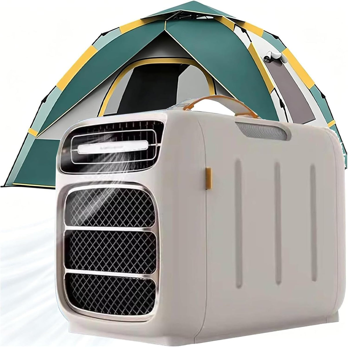 Generisch Tragbare Klimaanlage Mobile Klimaanlage, 3 Windgeschwindigkeiten, Timer für Wohnmobil, Raumkühler mit Touch-Panel, Fernbedienung