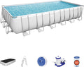 Bestway Power Steel 56474-3 Set oberirdischer Pool, 132 cm, 30.045 l, 9.463 l, 1,32 m, 220 – 240 V