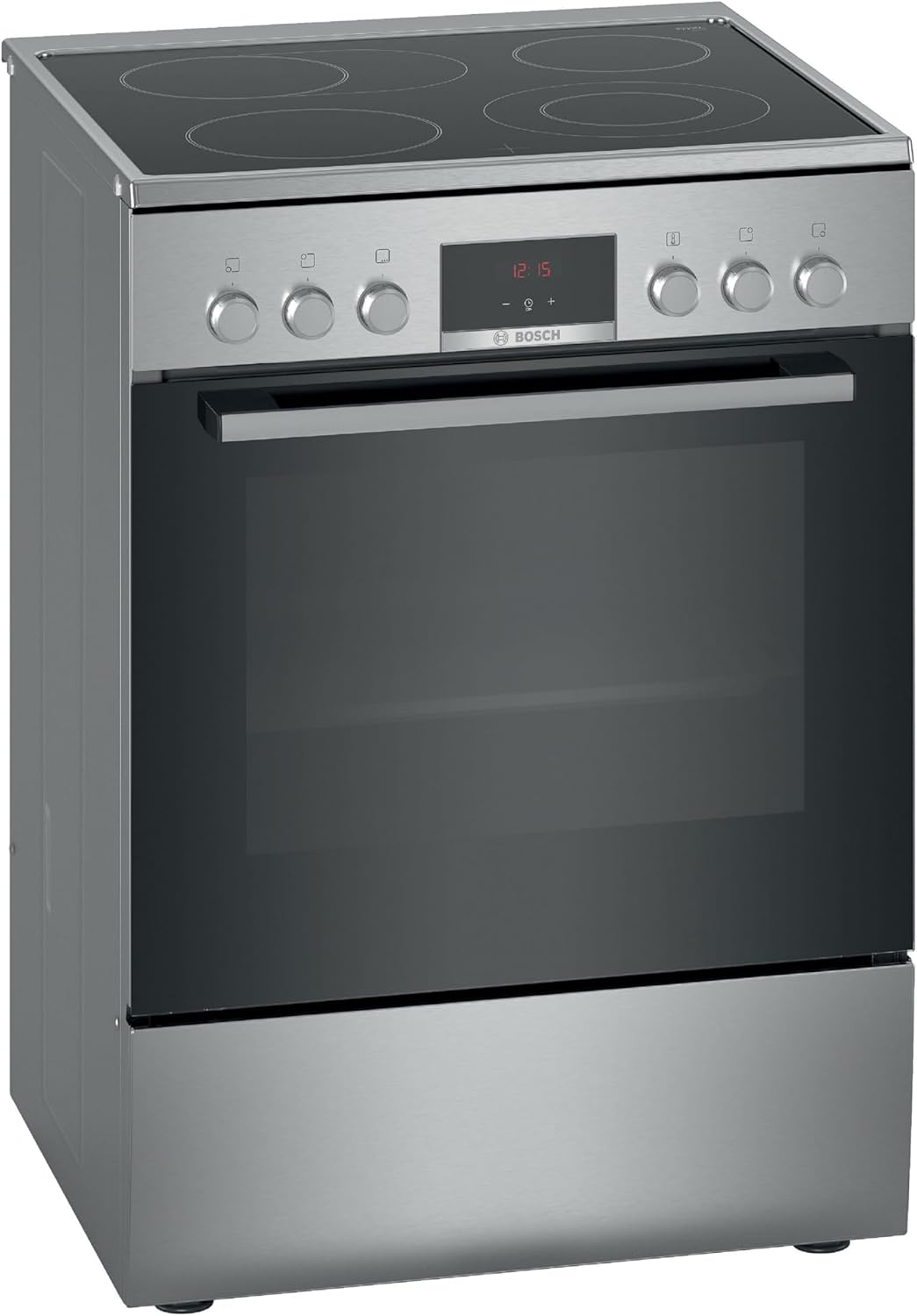 Bosch HKR39C250 Serie 4 Elektro-Standherd, Backofen, Schnellaufheizung, LED