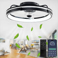 SXJCCSM LED Deckenventilator mit Beleuchtung, 64W APP Dimmbare Deckenleuchte mit Ventilator, Umkehrbare 6-Speed Lampe mit Ventilator, 5 Lüfterflügel