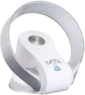 Syntesy Unsichtbarer Ventilator 30 Tischventilator, Unsichtbarer Ventilator 30 cm, Weiß/Silber