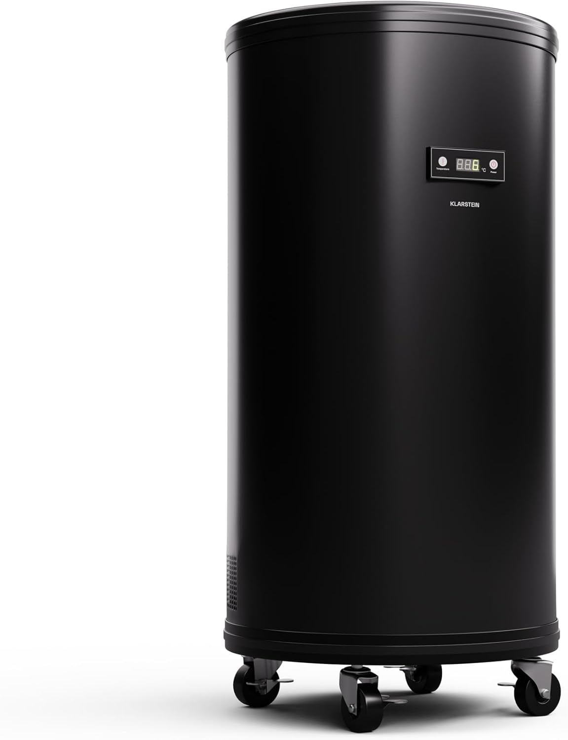 Klarstein Beersafe L Kühlschrank mit LED Display, 70-Liter-Getränkekühlschrank, Mini-Kühlschrank, Outdoor, 0 °C, 16 °C, 70 l, Edelstahl