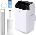 SereneLife Klimaanlage mit Abluftschlauch- Mobil, Ventilator, Für Zuhause, Büro, 4,10 kW, 23,7 l, 51–54 dB, 24 Stunden, 68,8 cm, App, LED