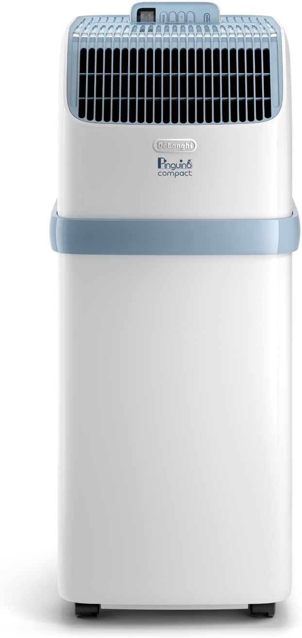 De'Longhi Pinguino - Mobiles Klimagerät, Luftentfeuchter, Ventilator, 65 dB