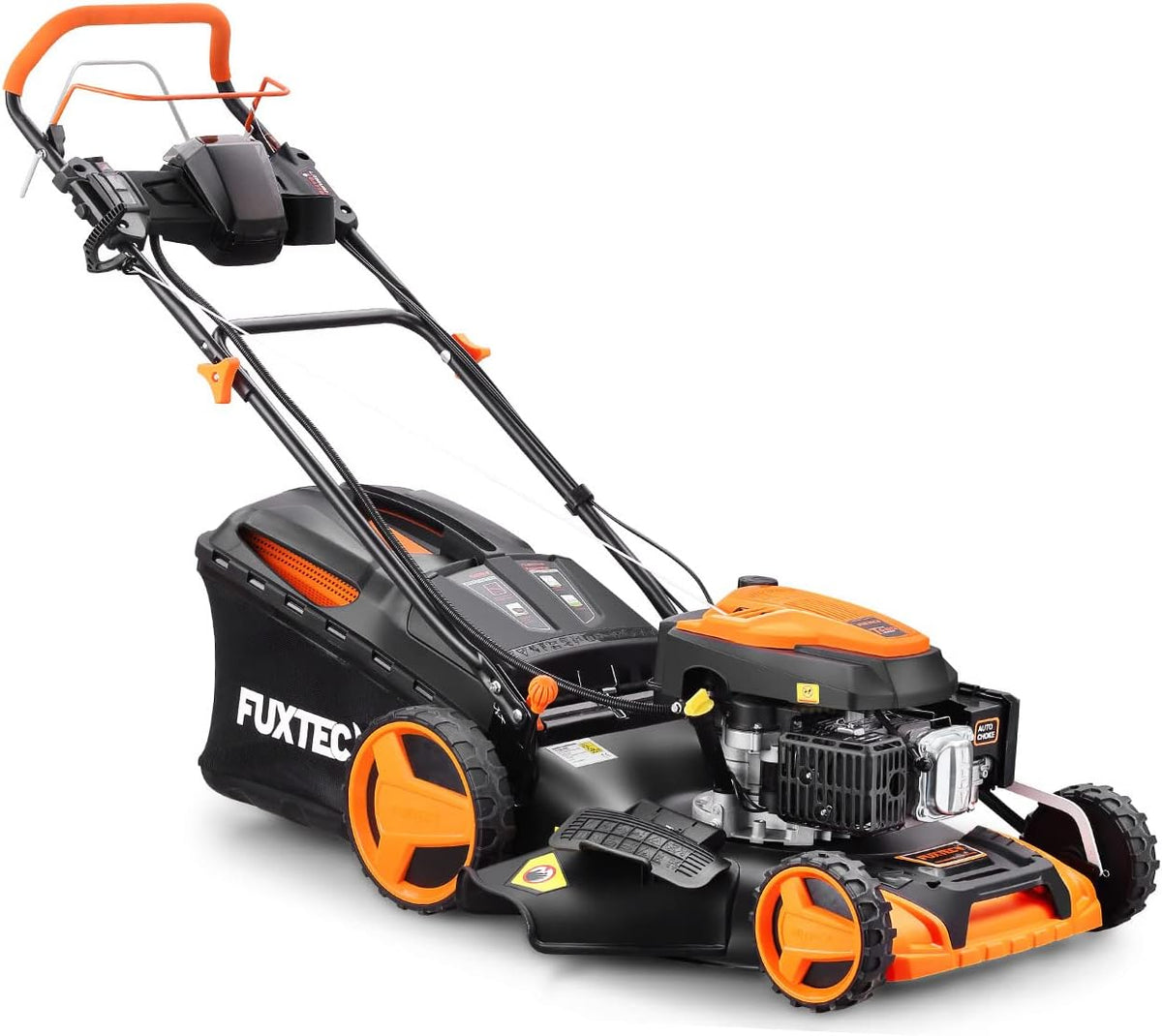 FUXTEC 4in1 Benzin Rasenmäher, Benzinrasenmäher, 51 cm, 75 mm, 510 mm