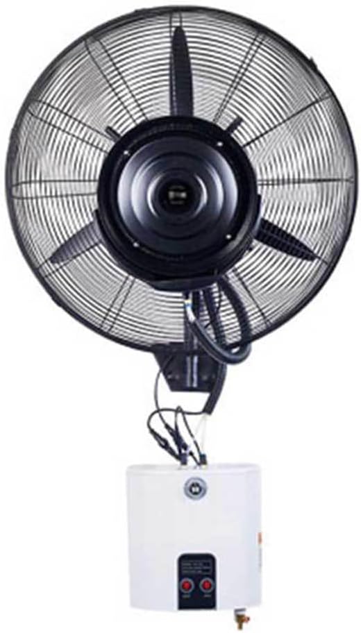 Generisch Industrieller Wandventilator, 3 Geschwindigkeitsstufen, Oszillierender Wandventilator mit 15L Wassertank, automatische Wasserbefüllung