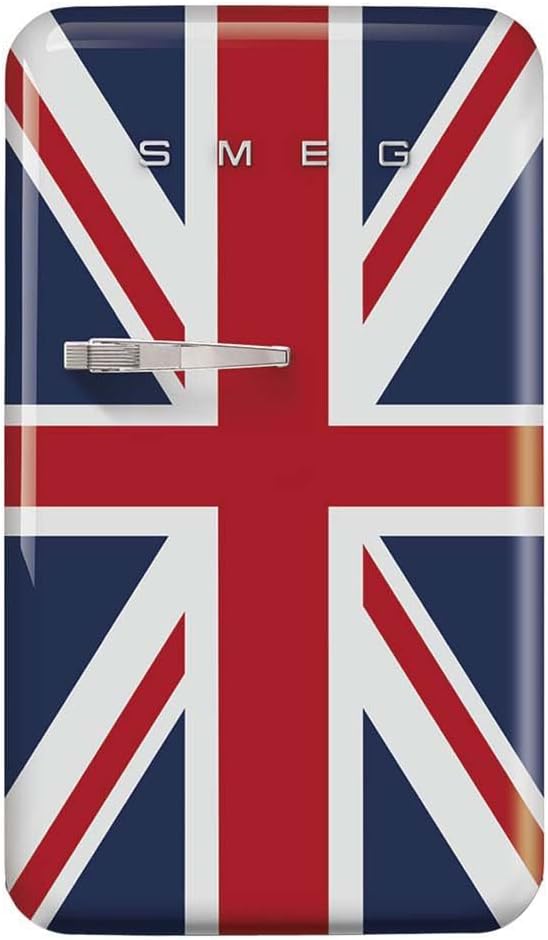 Smeg Kühlschrank 1P FAB10RDUJ6 Union Jack 0,97 m, Gefrierschrank, 97 cm, 54,5 cm, 70 cm, LED