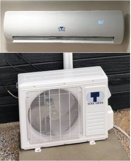 Tian Shan 9000BTU Mini Split Klimaanlage, Heizung