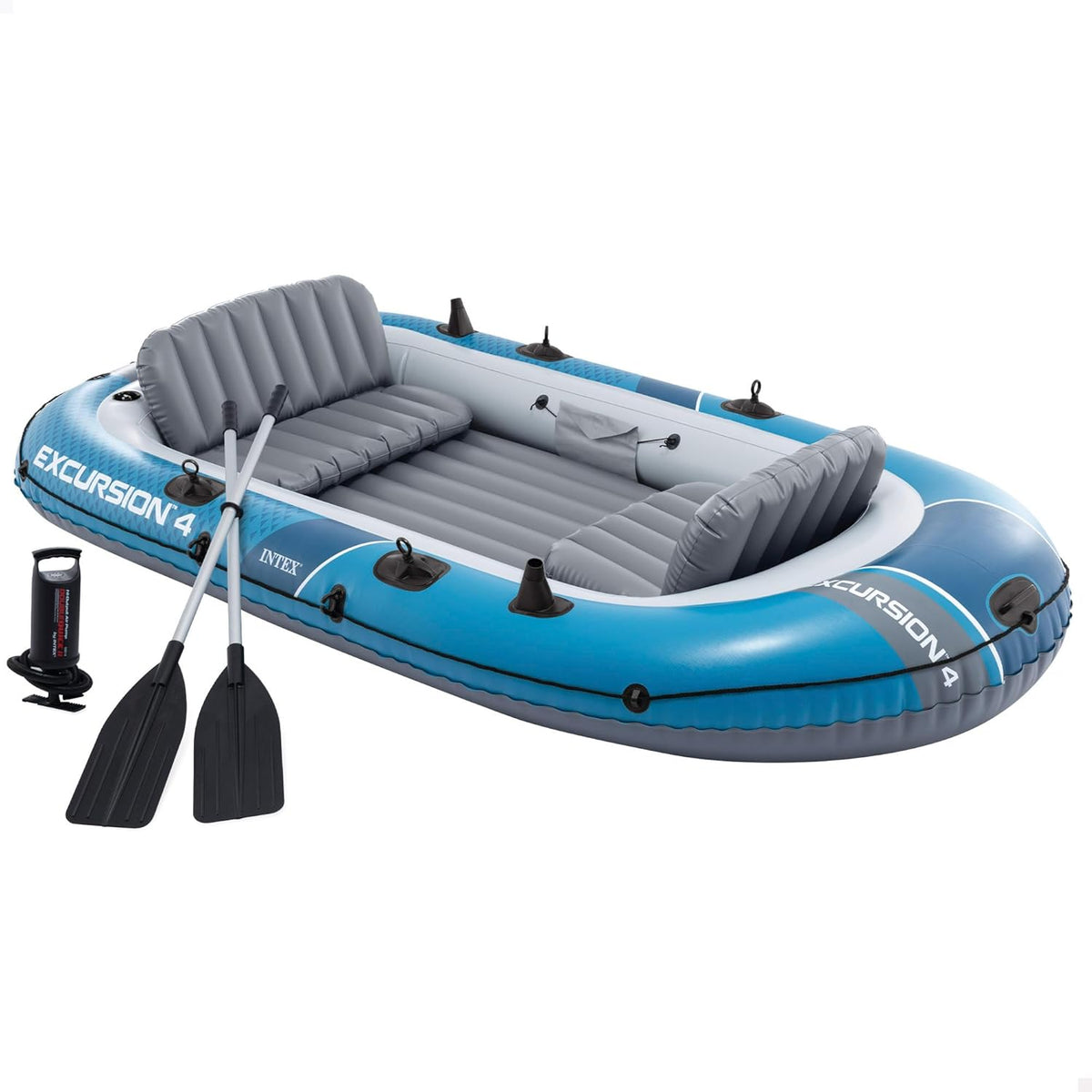 Intex Excursion 4 Boots-Set 66324NP (aufgeblasen: 315 × 165 × 43 cm), 500 kg, 137 cm
