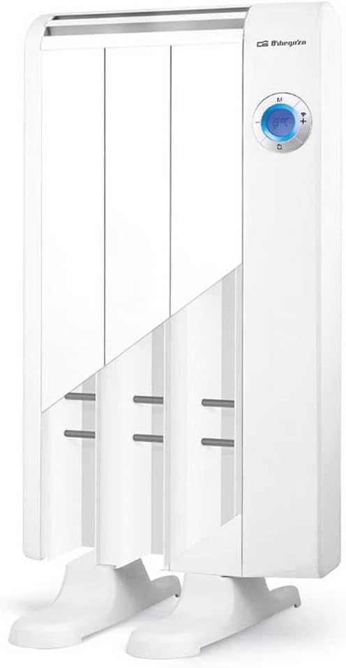 Orbegozo RRW 500 Emisor Térmico 3 Elementos 500 W WiFi Con Mando a Distancia, 7 °C, 35 °C, WLAN, App