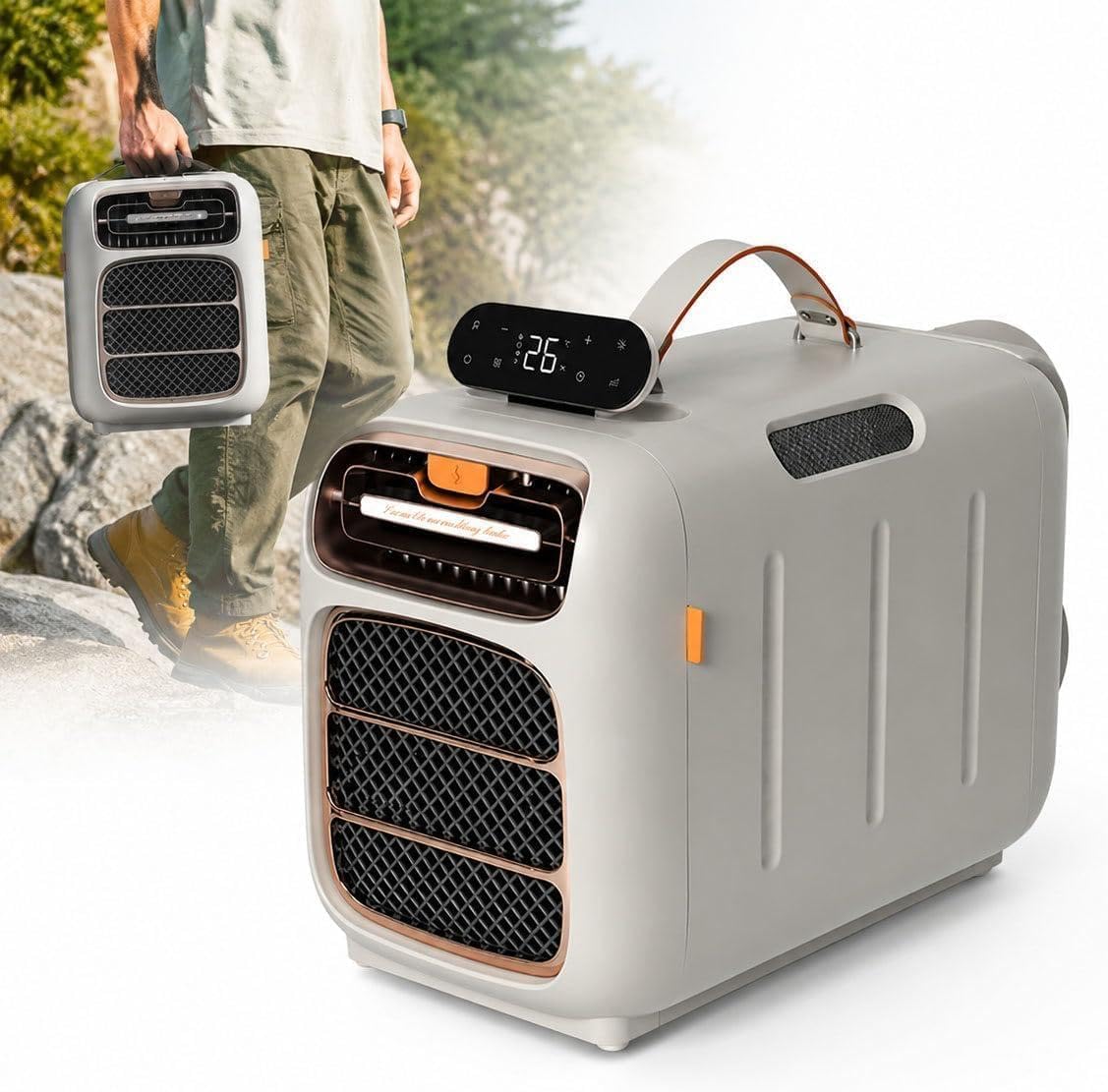 DIUNAOZI Tragbare Klimaanlage (4800 BTU) Mobile Klimaanlage, 12-Stunden-Timer, 420 W geringer Stromverbrauch, 42 dB, Schnellkühl-Klimagerät