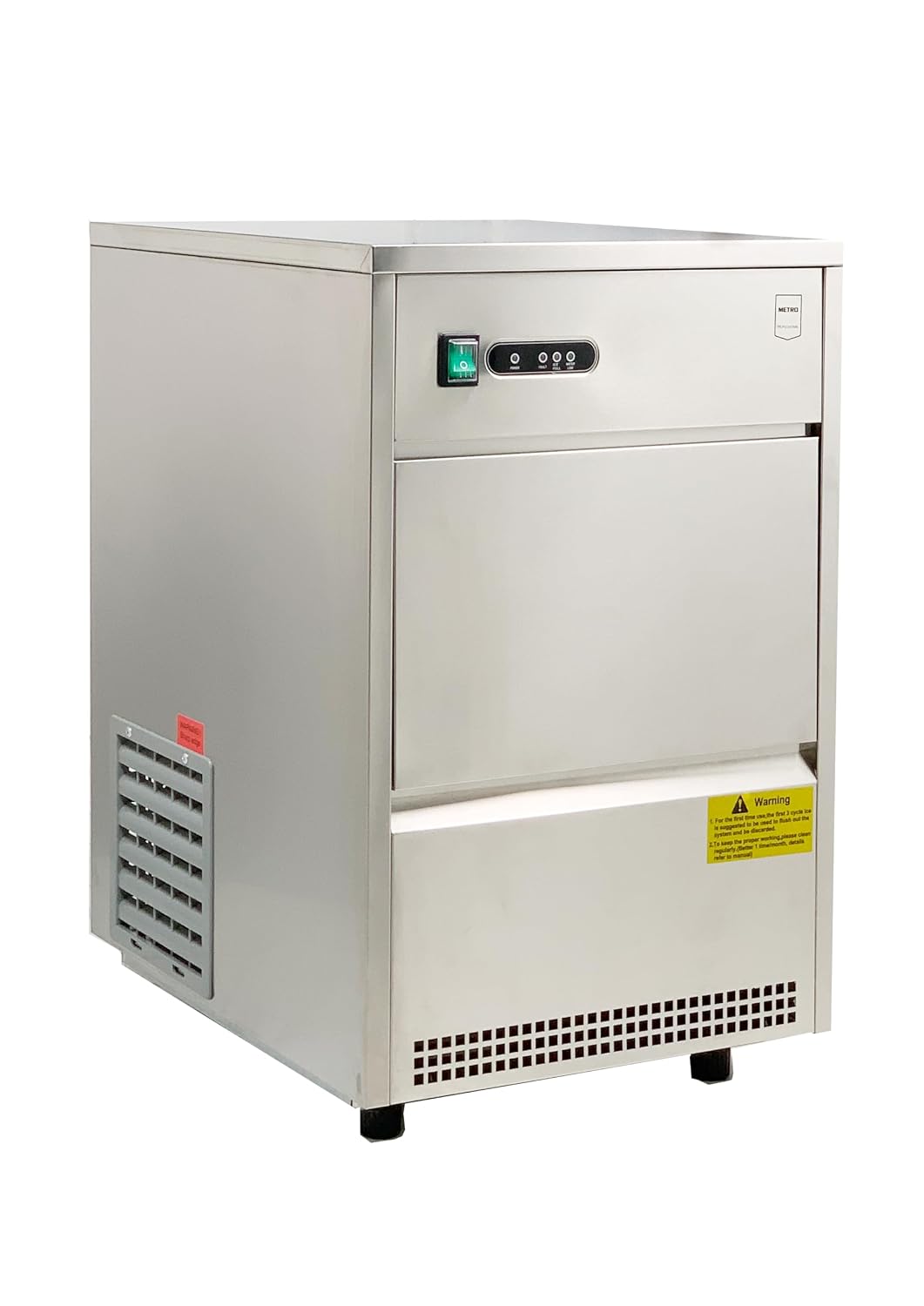 METRO Professional Eiswürfelmachine GIM1026B, 26 kg, 24 Stunden, Edelstahl