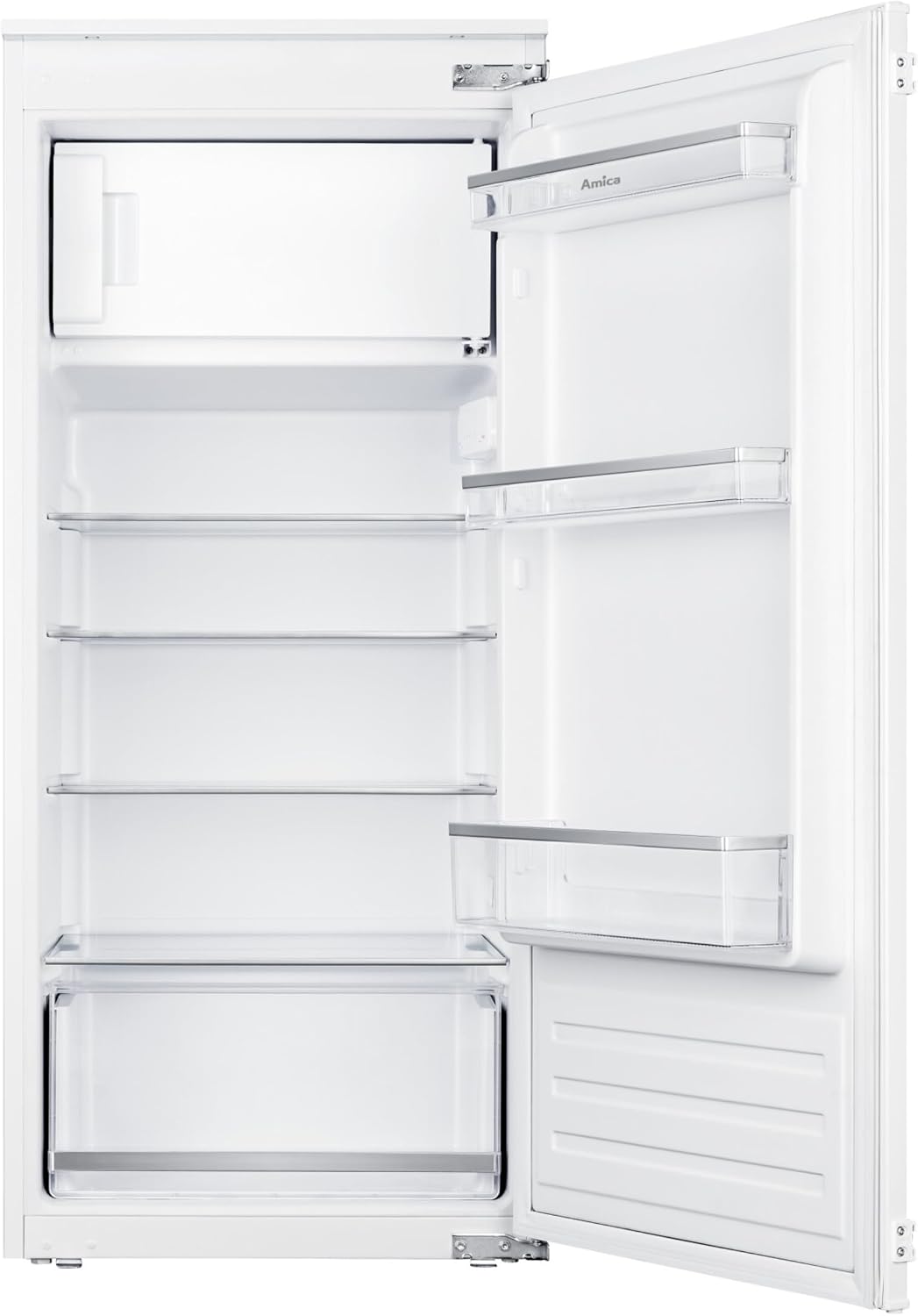 Amica Einbau Kühlschrank, Praktisch, Kuehlschrank, 1220 mm, LED-Beleuchtung, Elektronische Steuerung, Inverter-Motor