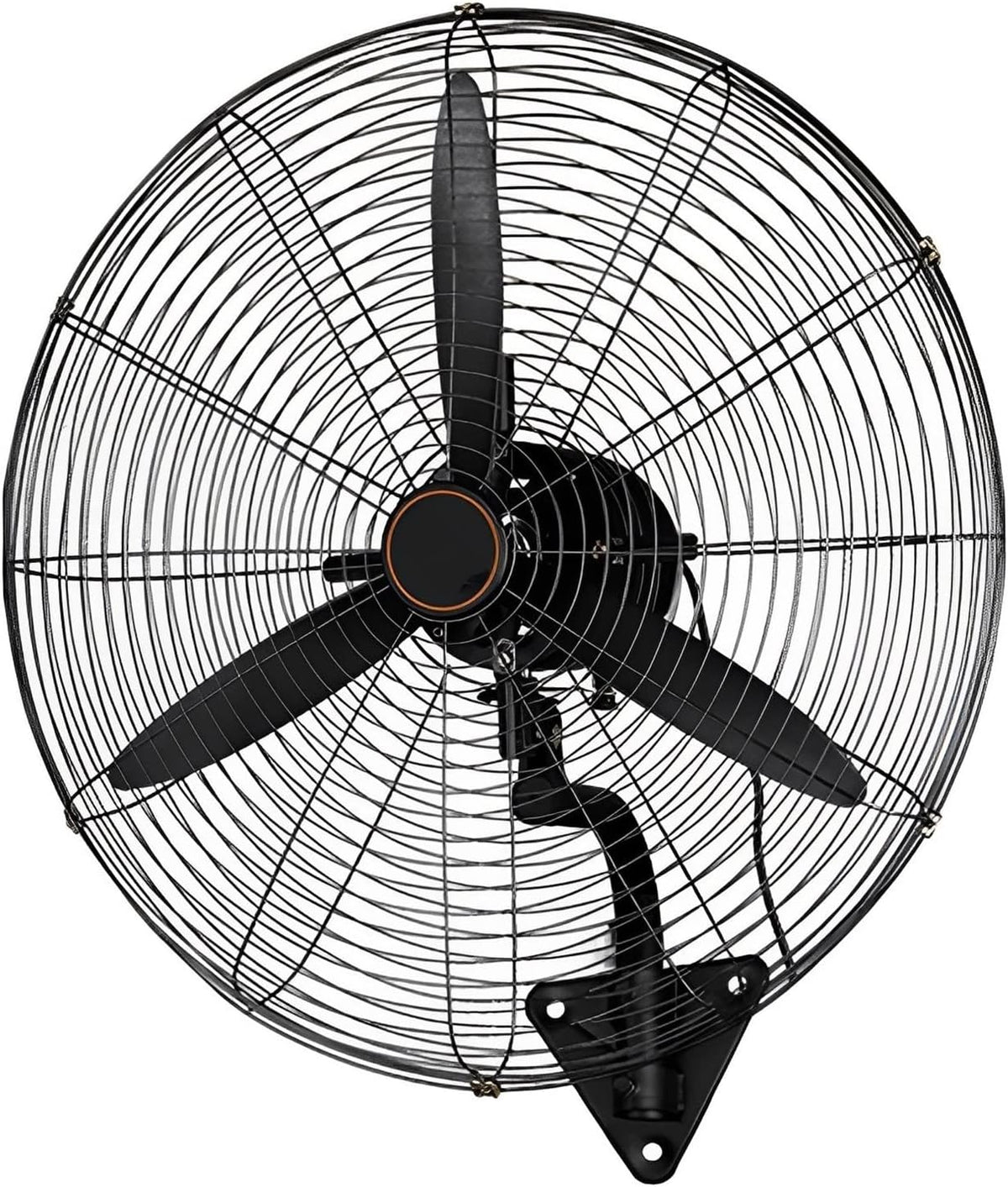 JKJZSALJ Industrieller Wandventilator in 22, 26 oder 30 Zoll, 3 Geschwindigkeiten, 120° Oszillation, (22/26/30 Zoll), Hochleistungs, 3-m-Kabel