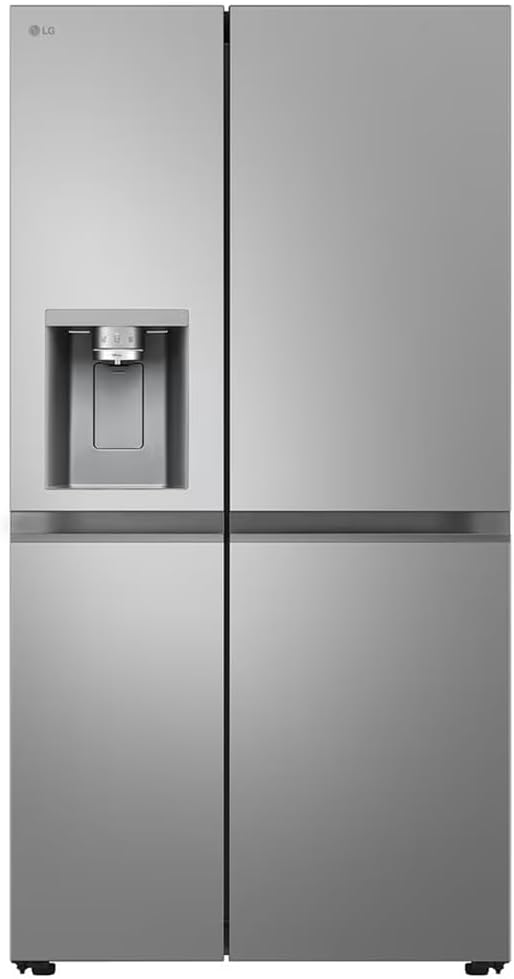 LG GSLE81PYBC Side-by-Side Kühlschrank mit Gefrierfach (628 l, 73,5 cm, 34 dB, 4,3 l, 0,5 °C, No Frost, App, LED
