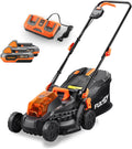 FUXTEC Akku Rasenmäher, Akkurasenmäher, Garten, 40 V, 20 V, 33 CM, 2 AH, 65 MM, 35 l, SCHNELLLADEGERÄT