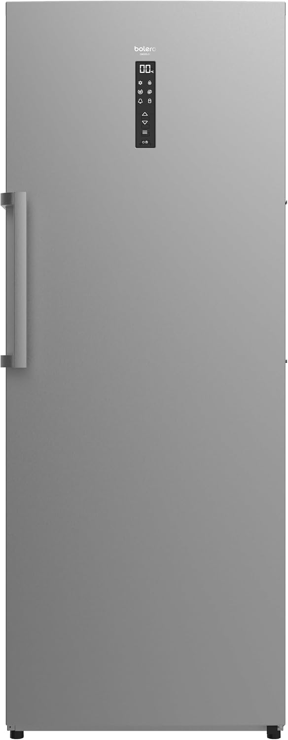 Cecotec Gefrierschrank Bolero CoolMarket UF 380 Edelstahl. 380 Liter, Kühlschrank, LED