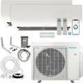 Daikin 18,000 BTU (12K + 12K) 21SEER2 2-Zone Mini Split, Outdoor, 208-230 V, App, LED