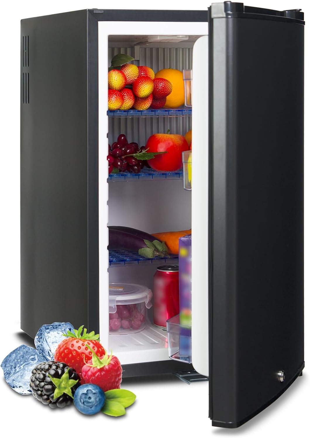 Smad 50 l Camping Kühlschrank 12 V, 2-Wege-Kühlschrank, Absorberkühlschrank, Wohnmobil, 230 V, 10 °C, 30 l, Thermostat