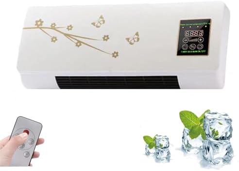 WXPXYBF Mini-Klimagerät Wandmontage Mobile Klimaanlage, 2-in-1-System (KühlenHeizen) ohne Abluftkanal mit Fernbedienung, einfache Installation