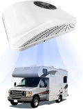 WDSOPK Wohnmobil-Klimaanlage, 12 V, 24 V, Für Dachparkplätze, Für LKW, Landwirtschaftliche Fahrzeuge, Weiß/Schwarz, Wohnmobile, Busse, Bagger