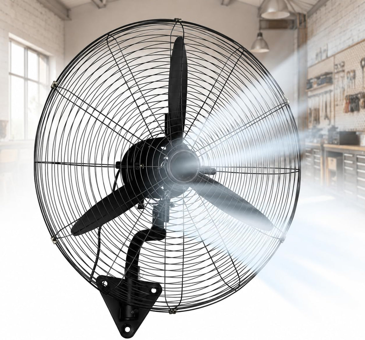 TsoLay Industrieller Wandventilator, Hochgeschwindigkeitsventilator, 55 cm, 68 cm, 78 cm, 220 V, 180 W, 230 W