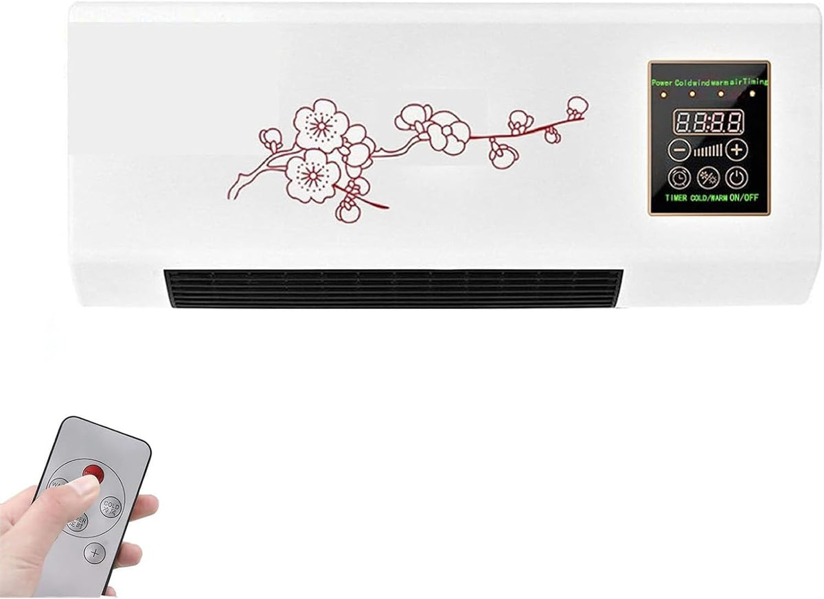 JXYQ Split-Klimaanlage, Kühl- und Heizfunktion (2 in 1), superleise mit Fernbedienung, Timer, für Zuhause, Mini-Wandgerät, Büro oder Schlafzimmer