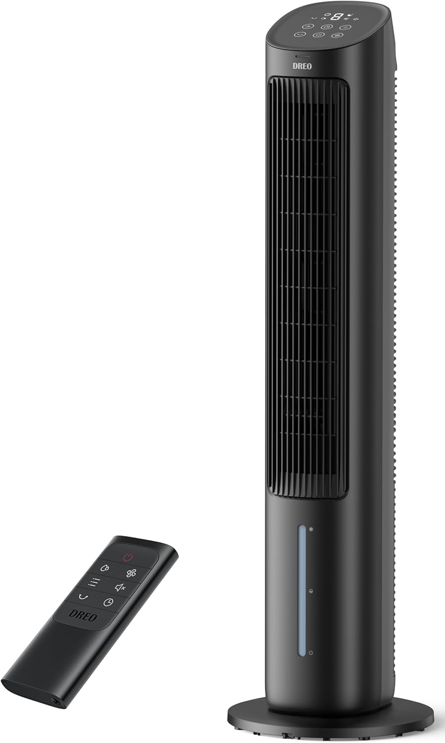 DREO Luftkühler mit Wasserkühlung, Turmventilator, Schlafzimmer, 35 dB, 6,7 m, 55 W